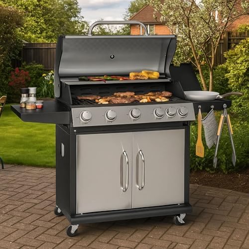 Five-Burner Woodland Gas Outdoor Cooker