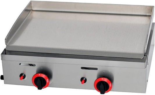 Professional Dual-Burner Countertop Griddle