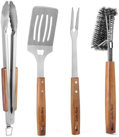 Essential Four-Piece Grilling Utensil Collection