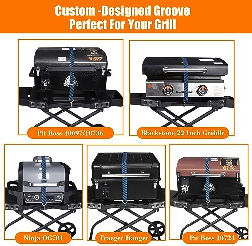 Foldable Cart Stand for Portable Griddles